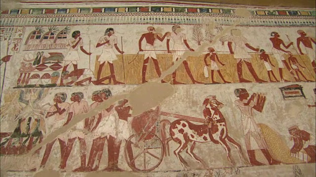 埃及普叶雷墓壁画视频下载