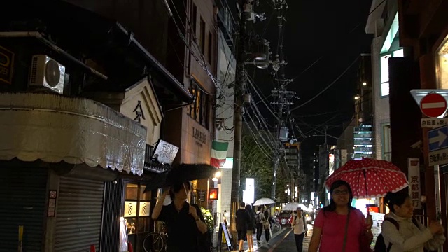 京都的锦树市场视频素材
