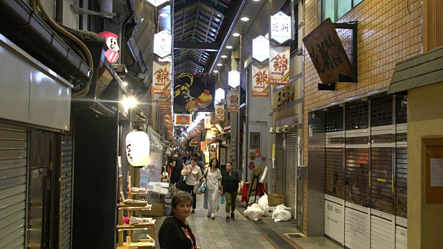 京都的锦树市场视频下载