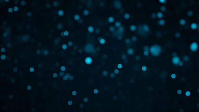 4K粒子蓝色背景可循环视频素材