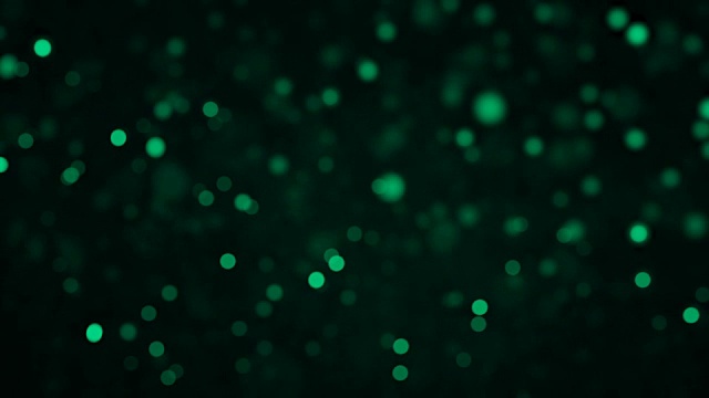 4K粒子绿色背景可循环视频素材