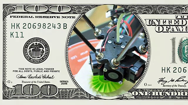 3D打印机在100美元的框架视频下载