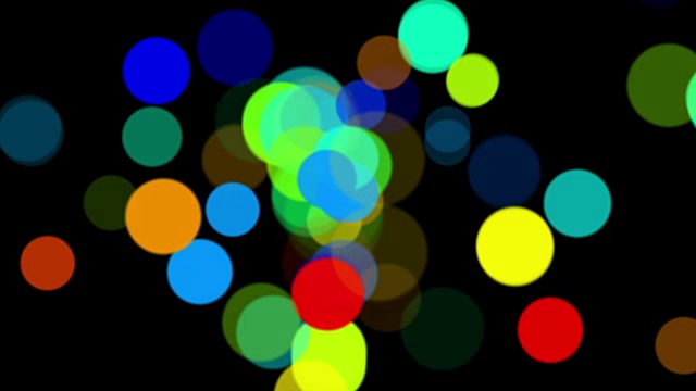 白色背景上的彩色抽象圆圈视频素材