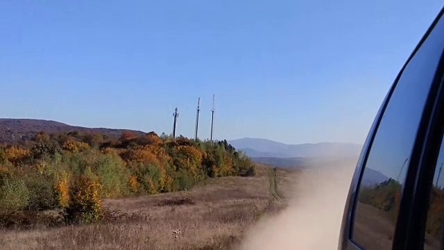 喀尔巴阡的秋天视频素材