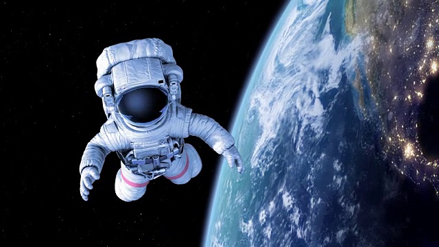 宇航员在太空中视频下载