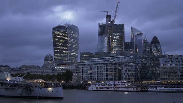 伦敦城南的摩天大楼视频下载