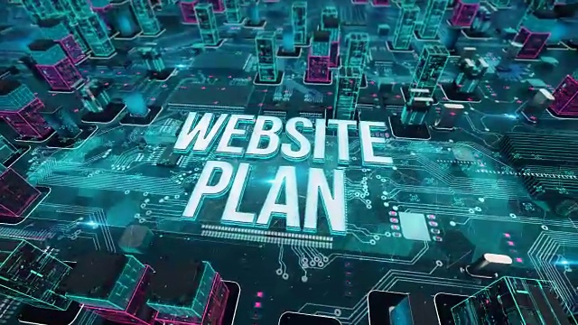 网站规划与数字技术的概念视频素材