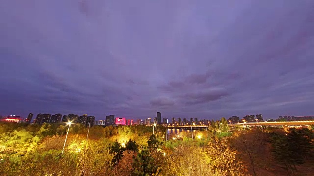 沈阳城市天际线，从早到晚视频素材