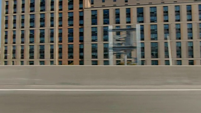 纽约高速公路IX同步系列右侧行车工作室工艺板视频素材