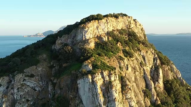 岛,撒丁岛,意大利,航拍视角视频素材