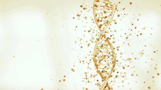 4K DNA基因编辑概念。视频素材