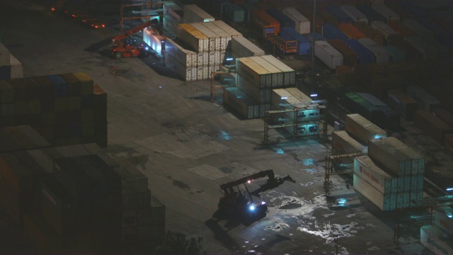 4K:集装箱船，延时视频下载