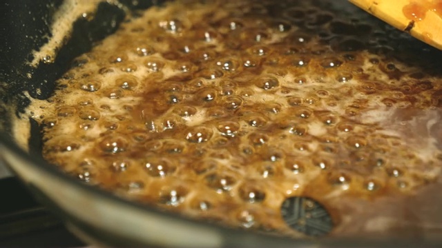 糖浆烹饪视频素材