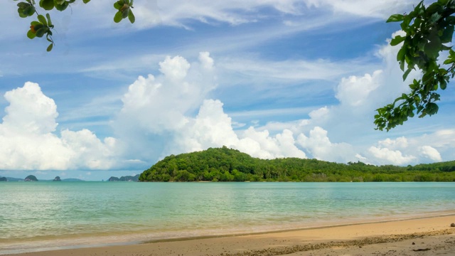 泰国美丽的热带海滩视频素材