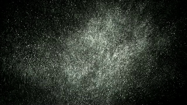 银/铂粒子云-环视频素材