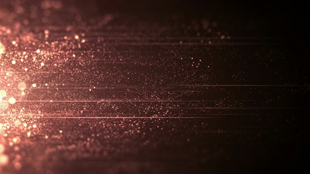 玫瑰金/紫色/红色粒子水平移动-循环视频下载
