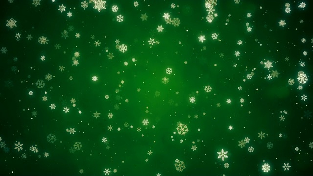 圣诞雪花背景可循环视频下载