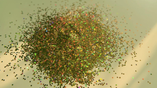 循环定格动画的梨，分散在火花视频素材