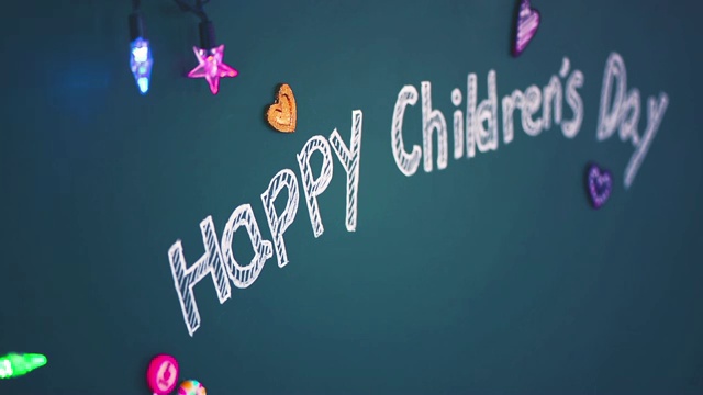儿童节快乐背景视频视频素材