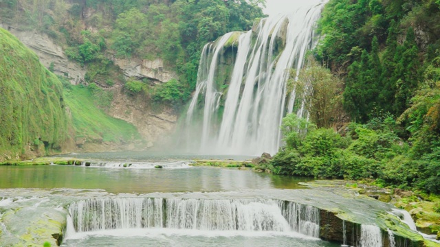 黄果树瀑布位于贵州视频素材