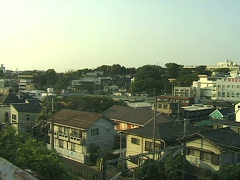 日本郊区和火车视频下载