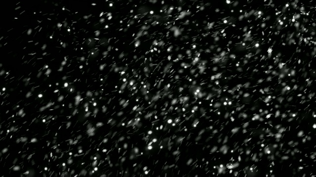 4K大雪/暴风雪(可循环)视频素材
