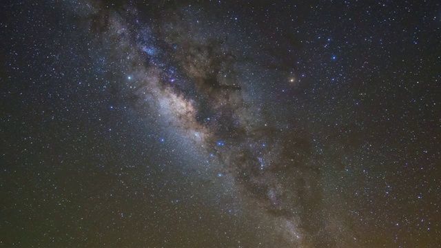 银河银河与晴朗的天空，完美的条件，延时视频视频素材