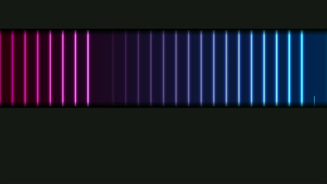 蓝色紫外氖激光线视频动画视频素材