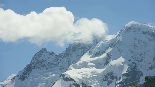 运动平移时间流逝云漩涡瑞士阿尔卑斯山视频下载