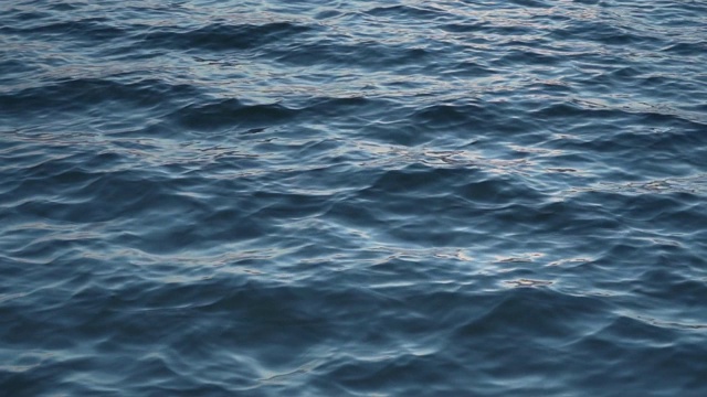 海浪在海洋里，Loop视频素材