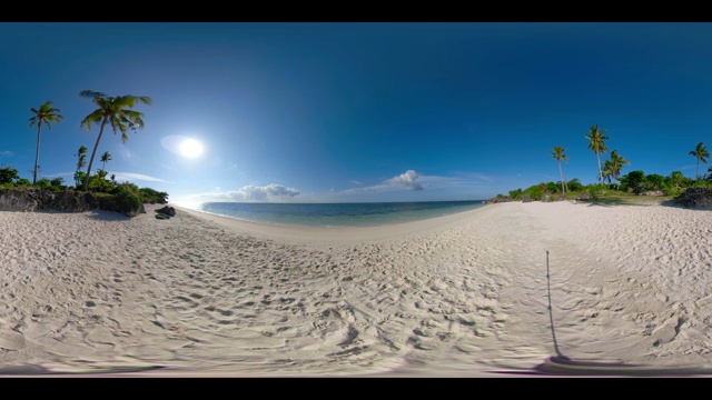 360 VR天堂海滩班塔扬，菲律宾视频素材