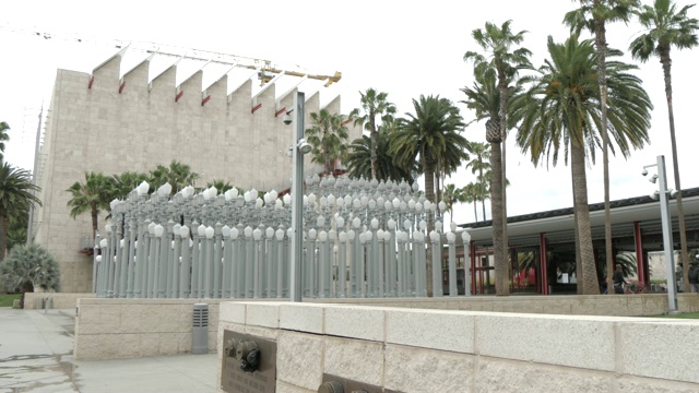 洛杉矶县艺术博物馆的外观，洛杉矶，加州，美国，北美视频下载