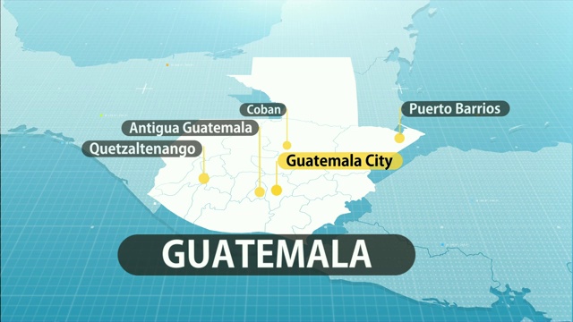 危地马拉的地图视频下载