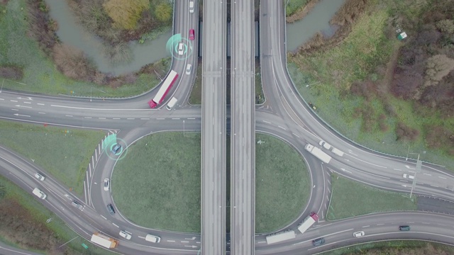 智能自动驾驶汽车视频素材