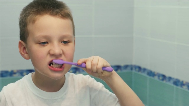 男孩在刷牙视频下载