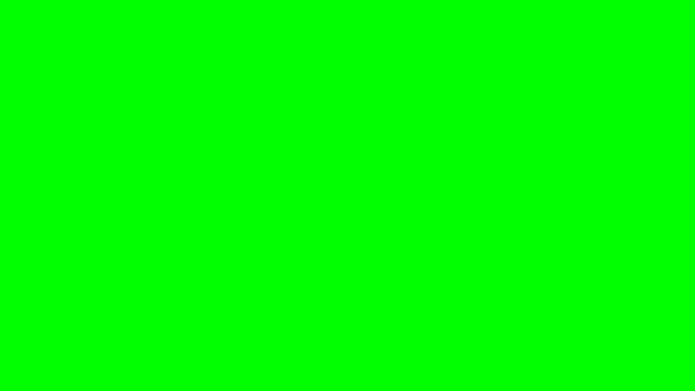 动画烟绿色盒子阿尔法通道-无限循环视频素材