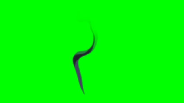 动画烟绿色盒子阿尔法通道-无限循环视频素材