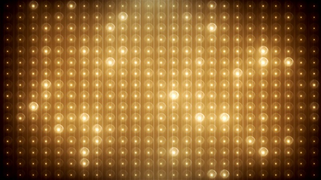 金色闪光led动画VJ背景视频素材