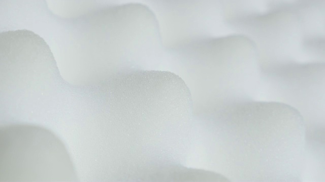 Peak and valley foam modern mattress texture slow tilt 4K 2160p 30fps超高清视频-矫形夸张高科技设计硅胶记忆泡沫床垫倾斜4K 3840X2160超高清画面视频下载