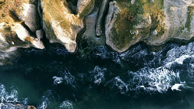 基利姆利湾鸟瞰图-无人机视频素材