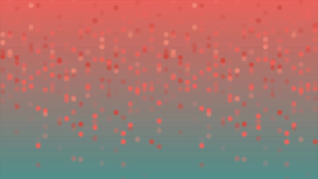 活珊瑚抽象闪亮的圆形粒子视频动画视频素材