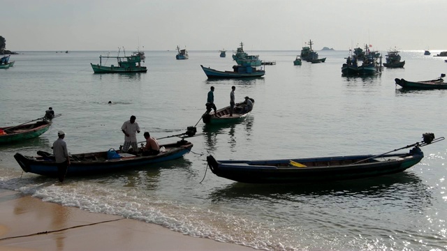 Bai Bien Ganh Dau 海滩，富国岛，越南视频下载