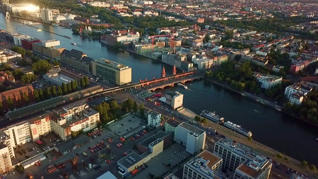 鸟瞰图柏林-德国视频素材