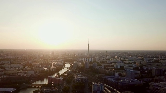 鸟瞰图柏林-德国视频下载