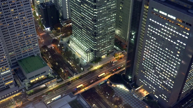 东京城市景观视频素材