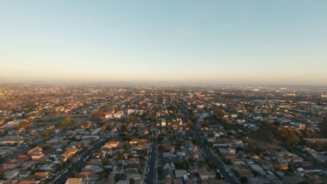 波伊尔高地东洛杉矶航空视频素材