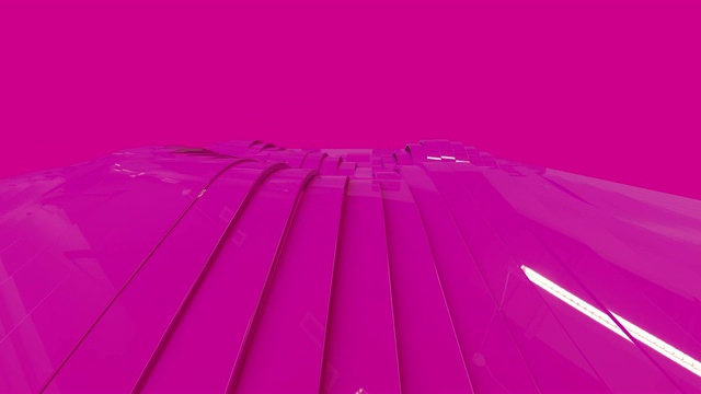 粉色抽象几何面，最小图案，随机波动运动背景。无缝循环4K超高清全高清。视频素材