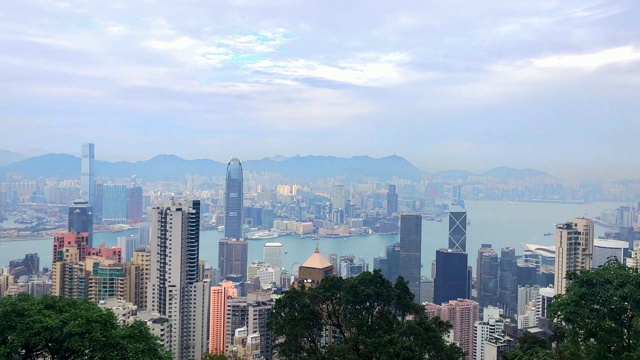 香港城市景观的时间流逝视频下载