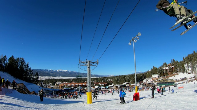 天使火滑雪场，新墨西哥州，美国视频素材