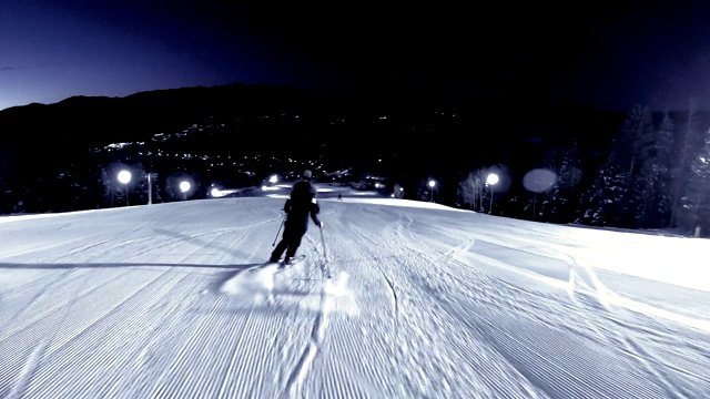 滑雪视频素材